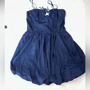 nwot hollister bubble hem mini dress